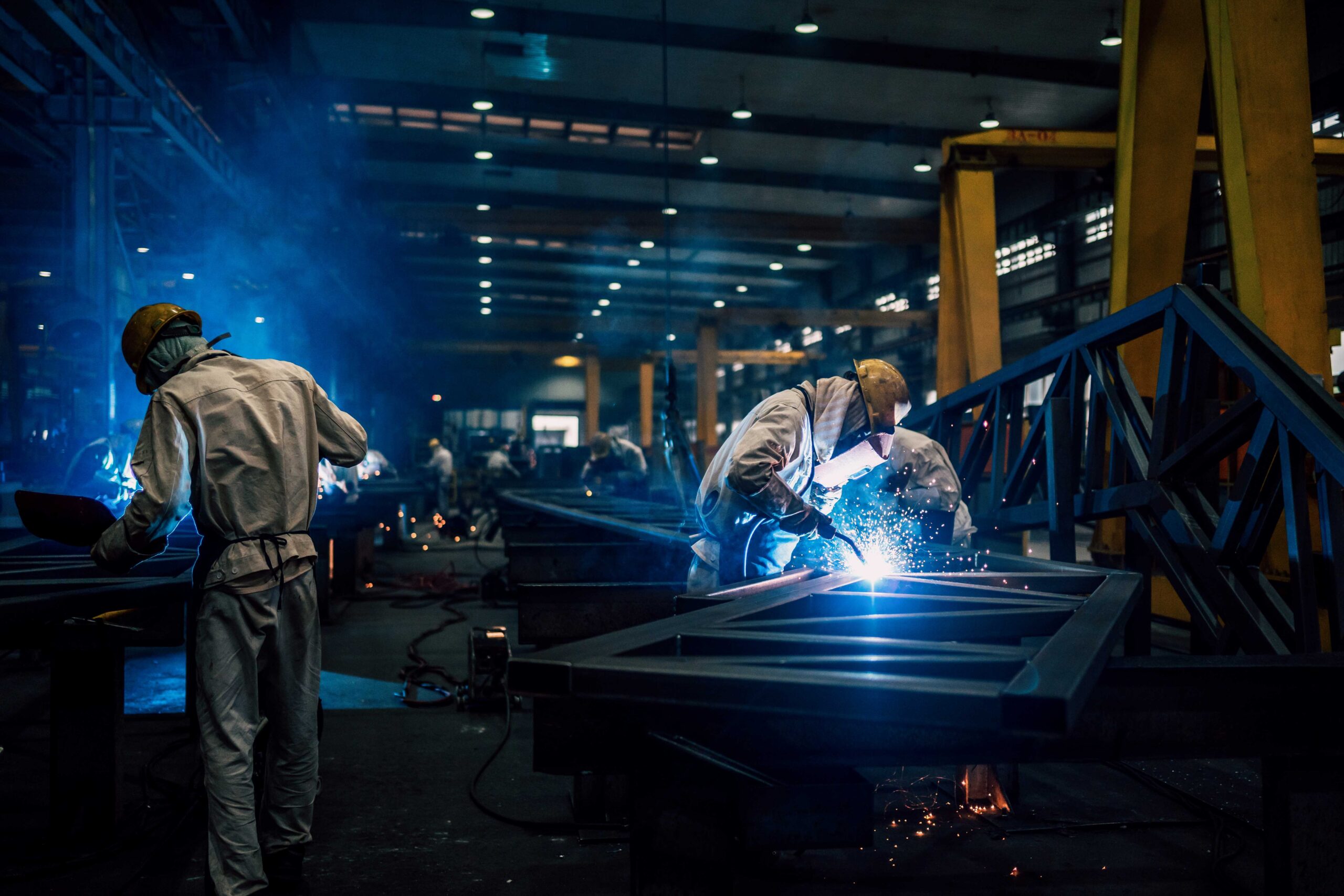 welders working